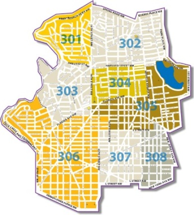 Map of 3D PSAs